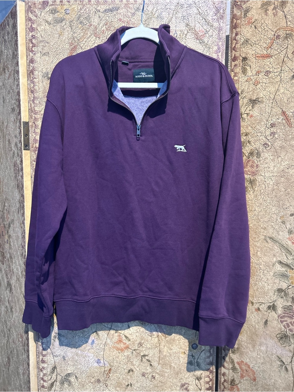 Rodd & Gunn Size Medium Quarter Zip Pullover Sweatshirt - Maroon